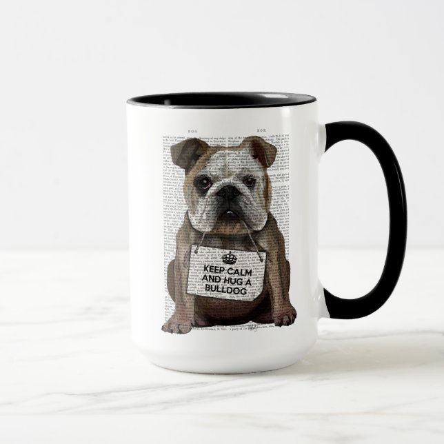 Hug a Bulldog Mugg (Höger)