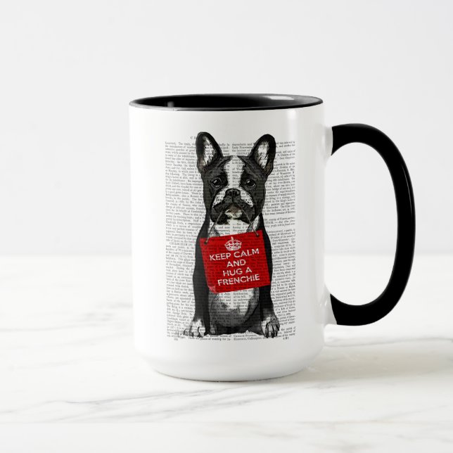Hug a Frenchie Mugg (Höger)