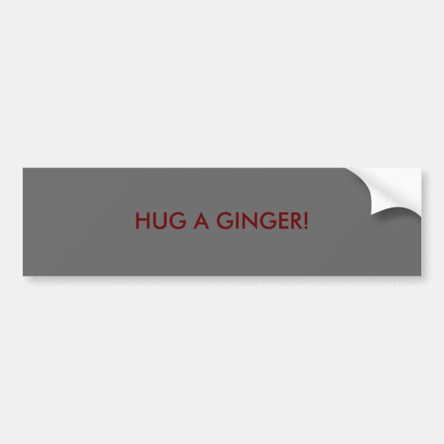 HUG A GINGER! BILDEKAL (Framsidan)