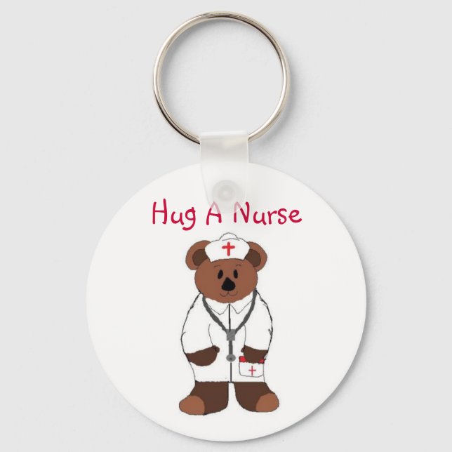 Hug A Nurse Nyckelring (Framsida)