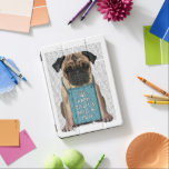 Hug a Pug iPad Pro Skydd<br><div class="desc">Hug en Pug av FabFunky. En söt pug med en "Behålla Lugn och Hug a Pug"-skylt. | 190008D</div>