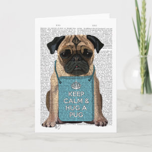 Hug a Pug Kort