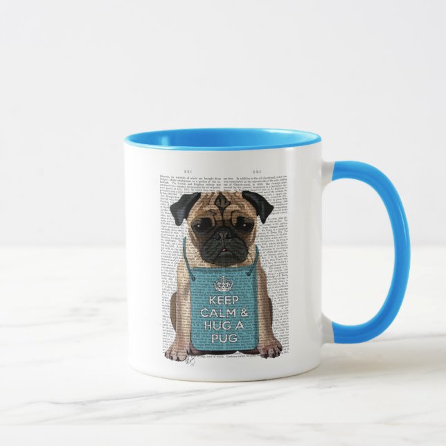 Hug a Pug Mugg (Höger)