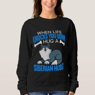 Hug A Siberian husky Hund Puppy Owner Valp Tass T Shirt