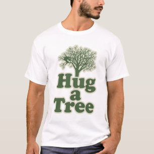 Hug a Träd för jorddagen Tee