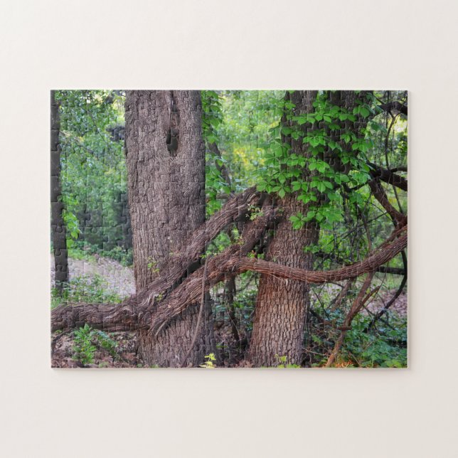 Hug a Träd Roligt Nature Puzzle Pussel (Horisontell)