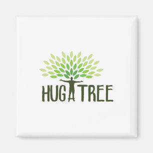 Hug A Träd - Tree hugger Earth Day Spara Earth The Magnet