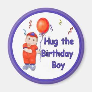 Hug, Birthday Boy Magnet