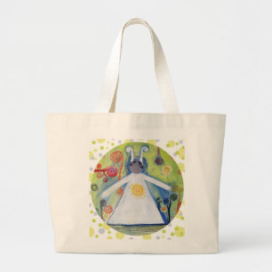 Hug, Cute Creature Tote Jumbo Tygkasse