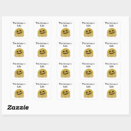 "Hug Emoji" Personlig Stickers Fyrkantigt Klistermärke