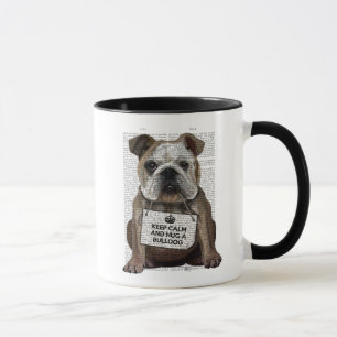 Hug en bulldog mugg