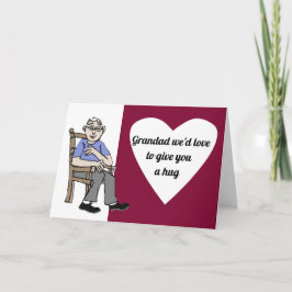 Hug for Grandad Kort