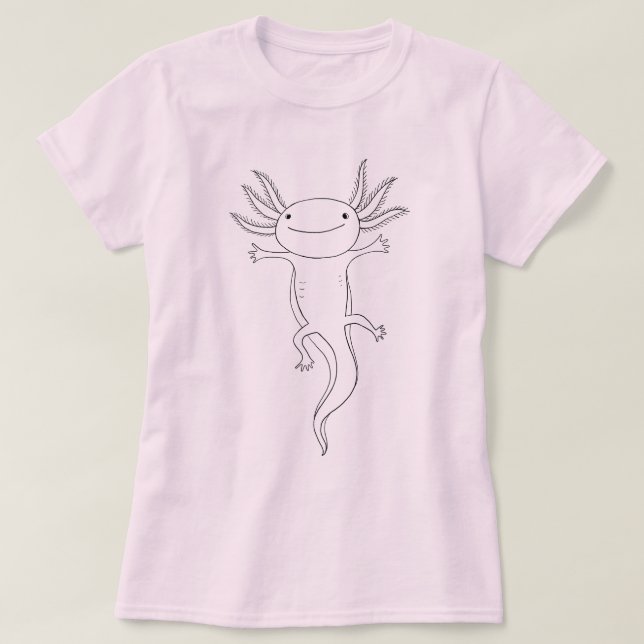 Hug från Axolotl T Shirt (Design framsida)
