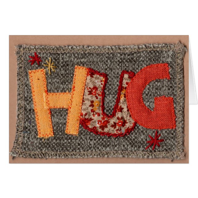 Hug Hälsningskort (Framsidan Horizontal)