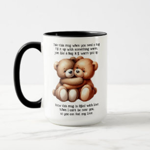 Hug i en mugg-ted mugg