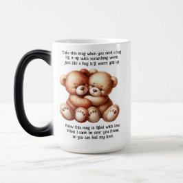 Hug i en mugg-teddies Friend Magisk Mugg
