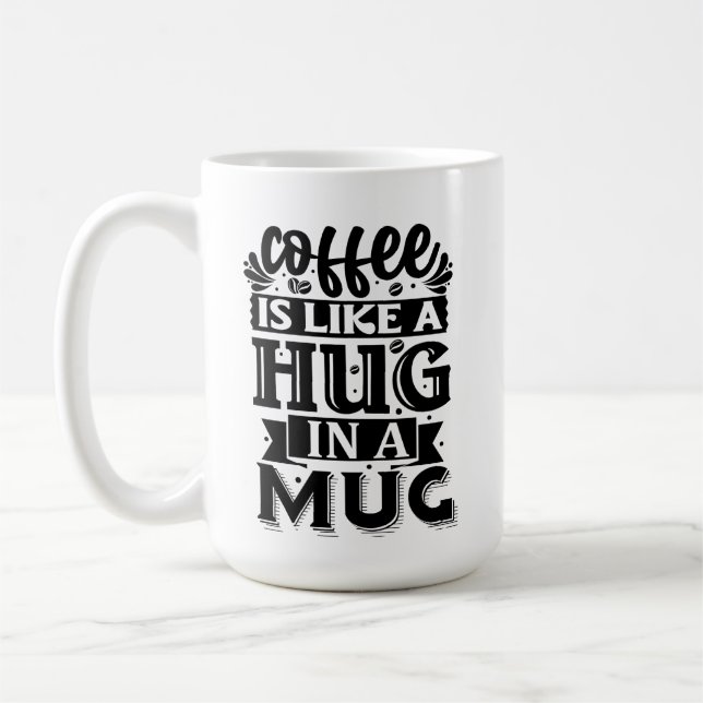 Hug i ett Mugg-kaffe Mugg (Vänster)