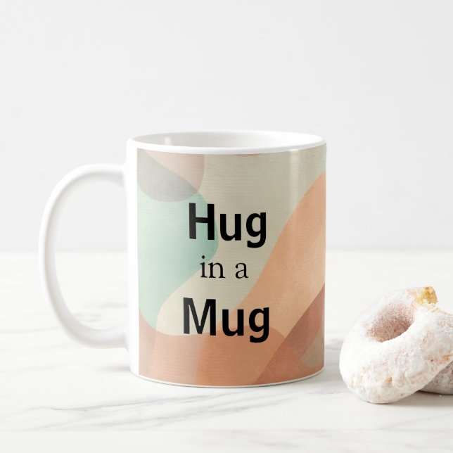 Hug i mugg kaffe mugg (Med munk)