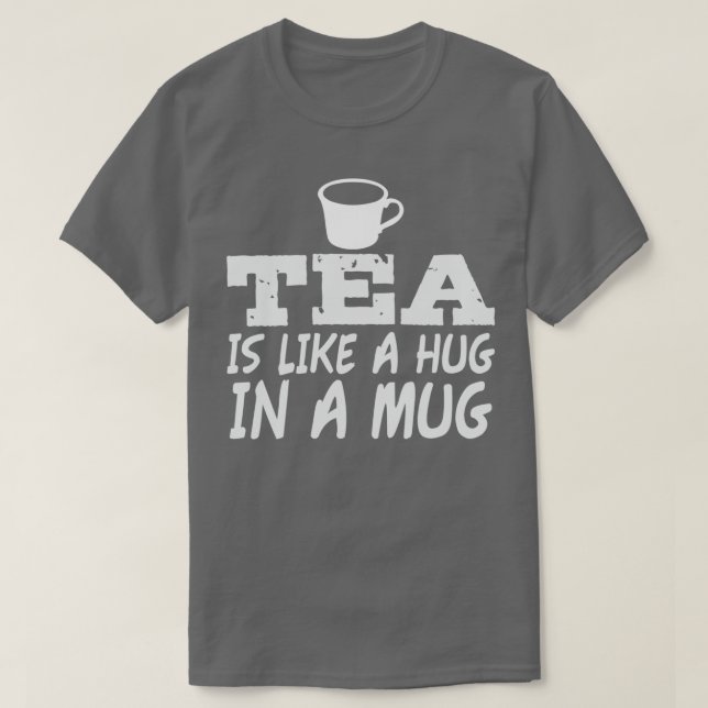 Hug in A Mugg Pun Joke Tea Drinker Älskare Tekanna T Shirt (Design framsida)