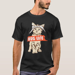 Hug Life Kitten Cat Music Festival Touchy Free Hug T Shirt