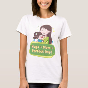 Hug Mamma söt T-shirt