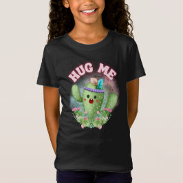 Hug Me Cactus Funny Mysigt Apparel för barn T-Shir T Shirt