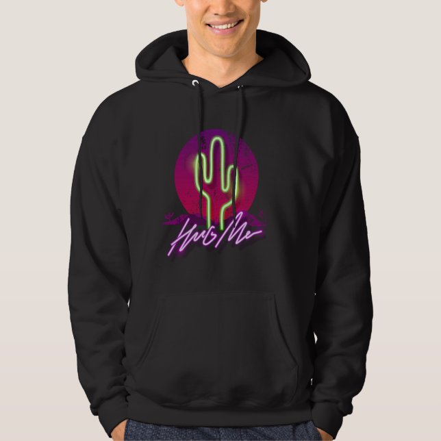 Hug Me Cactus Hoodie (Framsida)