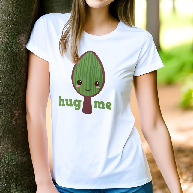Hug Me Kawaii Tree hugger Shirt T (Skapare uppladdad)