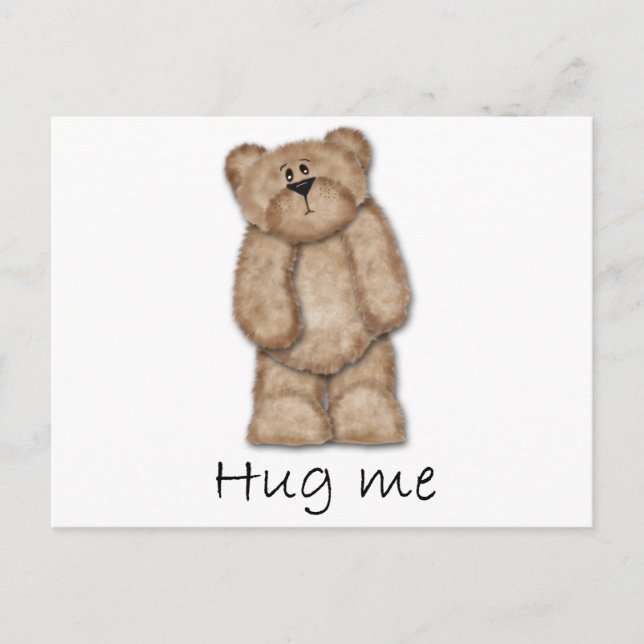 Hug Me Nalle Vykort (Framsida)