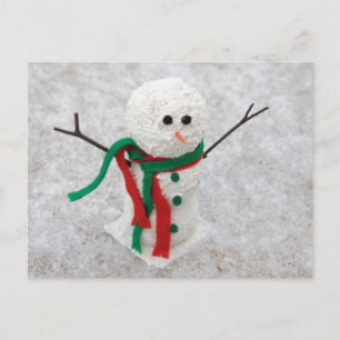 Hug Me Snögubbe Vykort