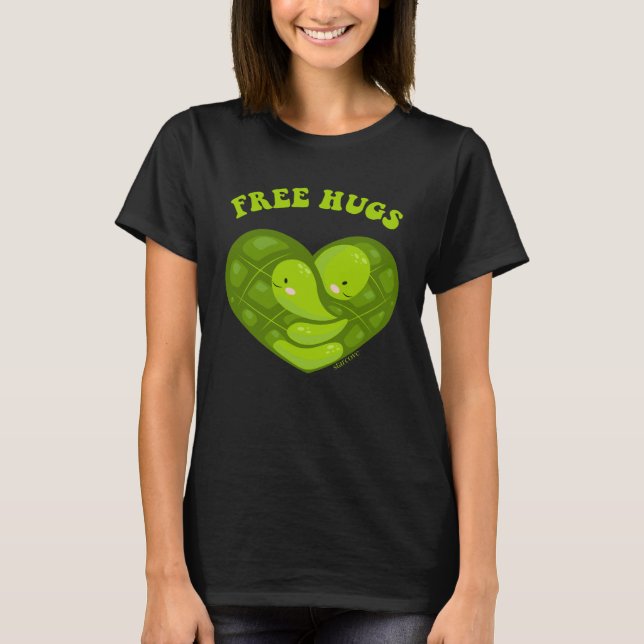 Hug Me Turtle Heart Sea Friendship Love  Cute Deal T Shirt (Framsida)