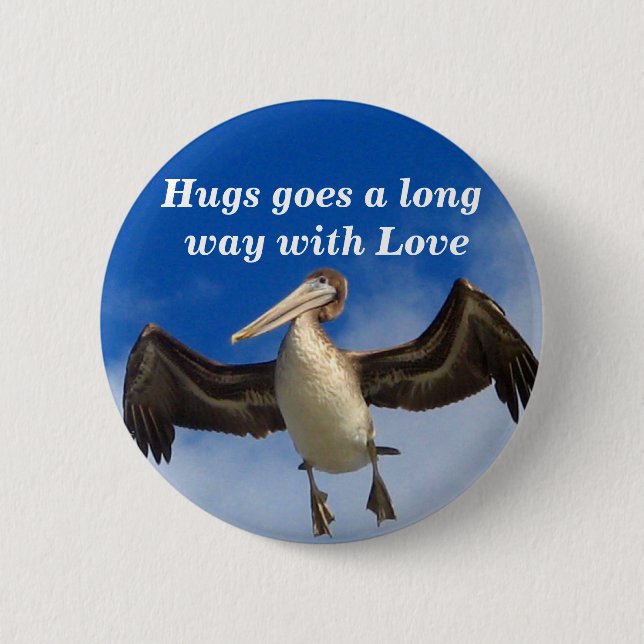 Hug med Kärlek_Button Knapp (Framsida)