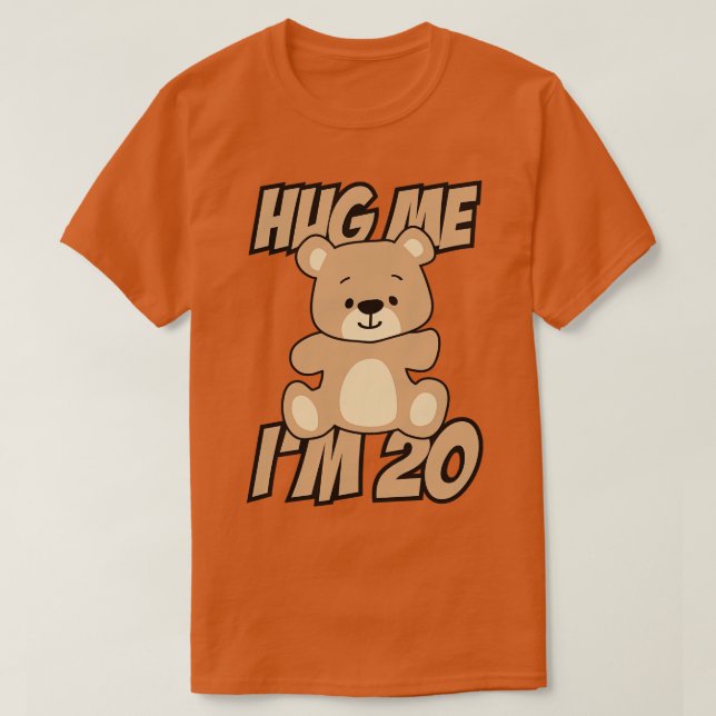 Hug mig Im T Shirt (Design framsida)