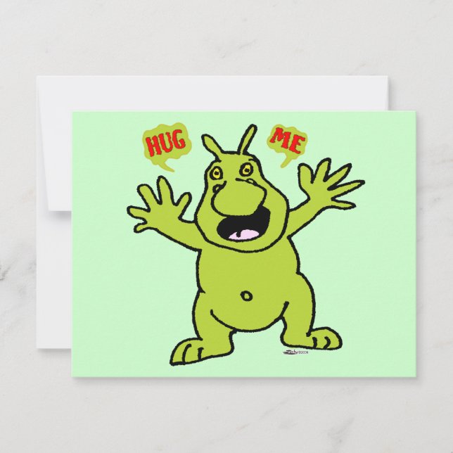 Hug mig! inbjudningar (Framsida)