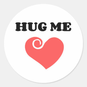 HUG MIG RUNT KLISTERMÄRKE