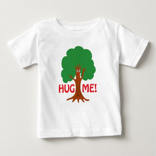 Hug mig!Tree hugger T Shirt (Framsida)