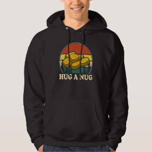 Hug Nug Kycklingbitar Stekt kyckling   Pojkar Flic Hoodie