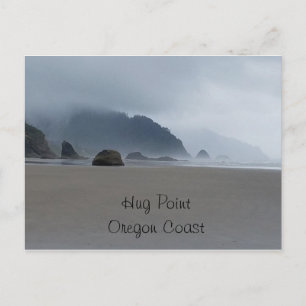 Hug Point Oregon Kusten Beach-vykort Vykort