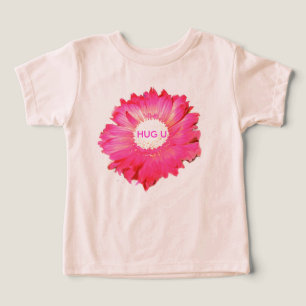 Hug U Rosa Fuchsia Gerber Daisy T-shirt