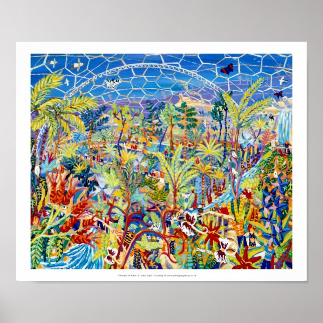 Huge Art Print: Eden-projektet av John Dyer Poster (Framsidan)