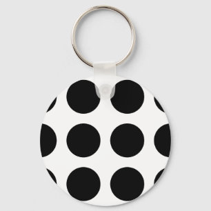 Huge Black Dots Nyckelring