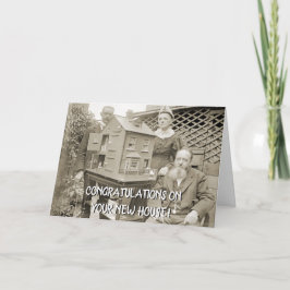 HUGE DOLLHOUSE 1890'S PHOTO DEADPAN FOLE ROLIGT KORT