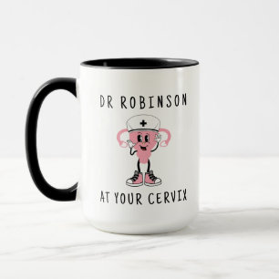 Huge Dr Custom Name på din Cervix Pesronalised Mugg