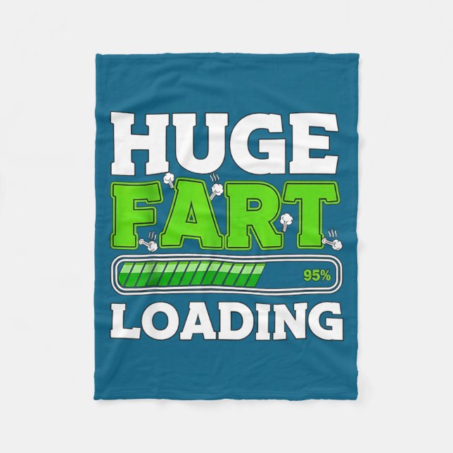 Huge Fart 95% Loading  Fleecefilt (Framsidan)