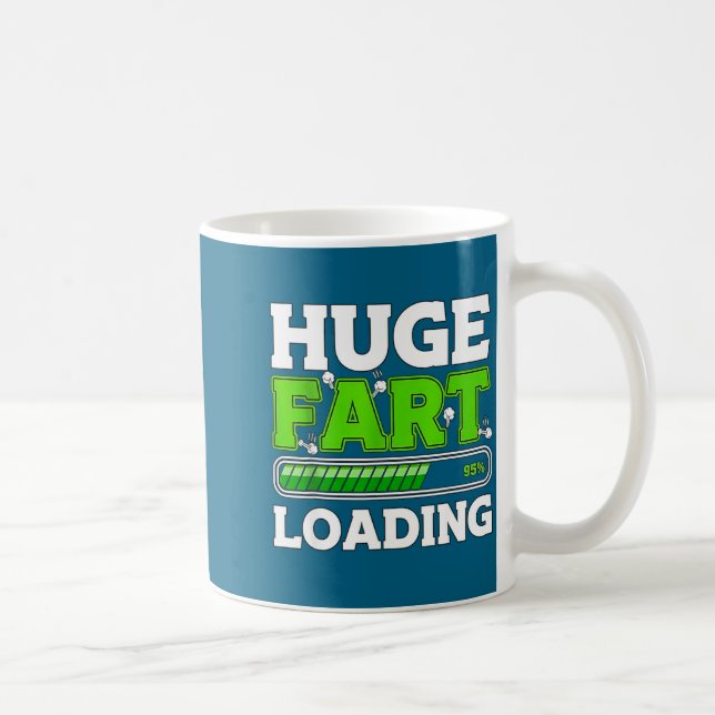 Huge Fart 95% Loading  Kaffemugg (Höger)