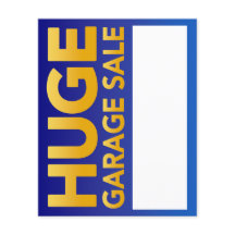 "Huge Garage Sale" Flyer