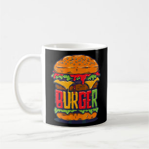 Huge Hamburger Cheeseburger Restaurant Burger Kaffemugg
