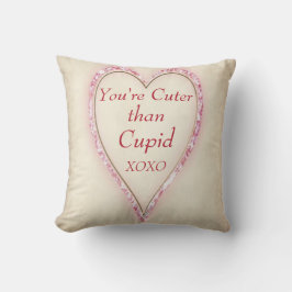 Huge Heart "CUTER than CUPID" Kudde
