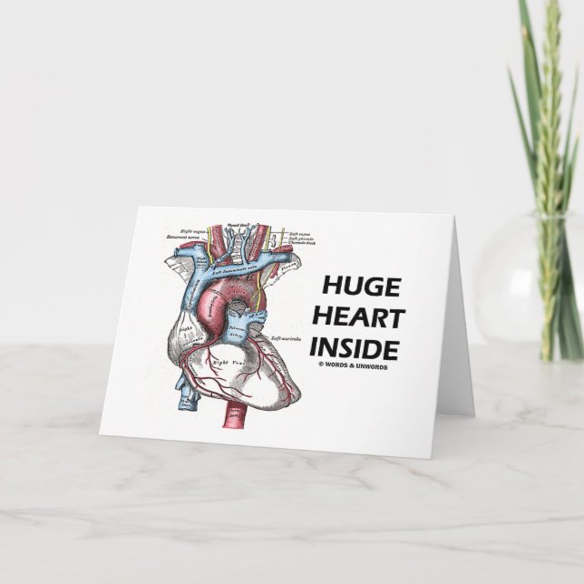 Huge Heart Inside Kort (Framsida)