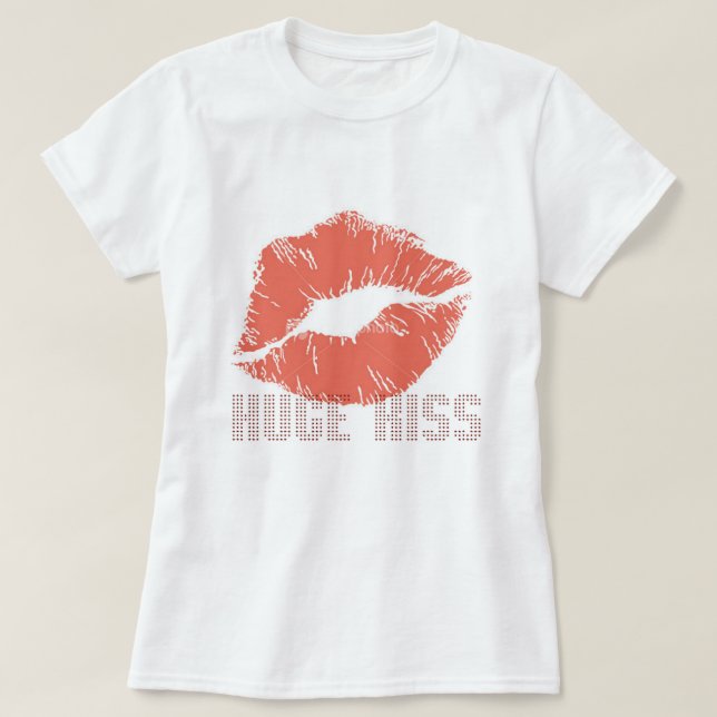 Huge Kiss T-shirt (Design framsida)